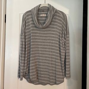 Loft pullover cowl neck top